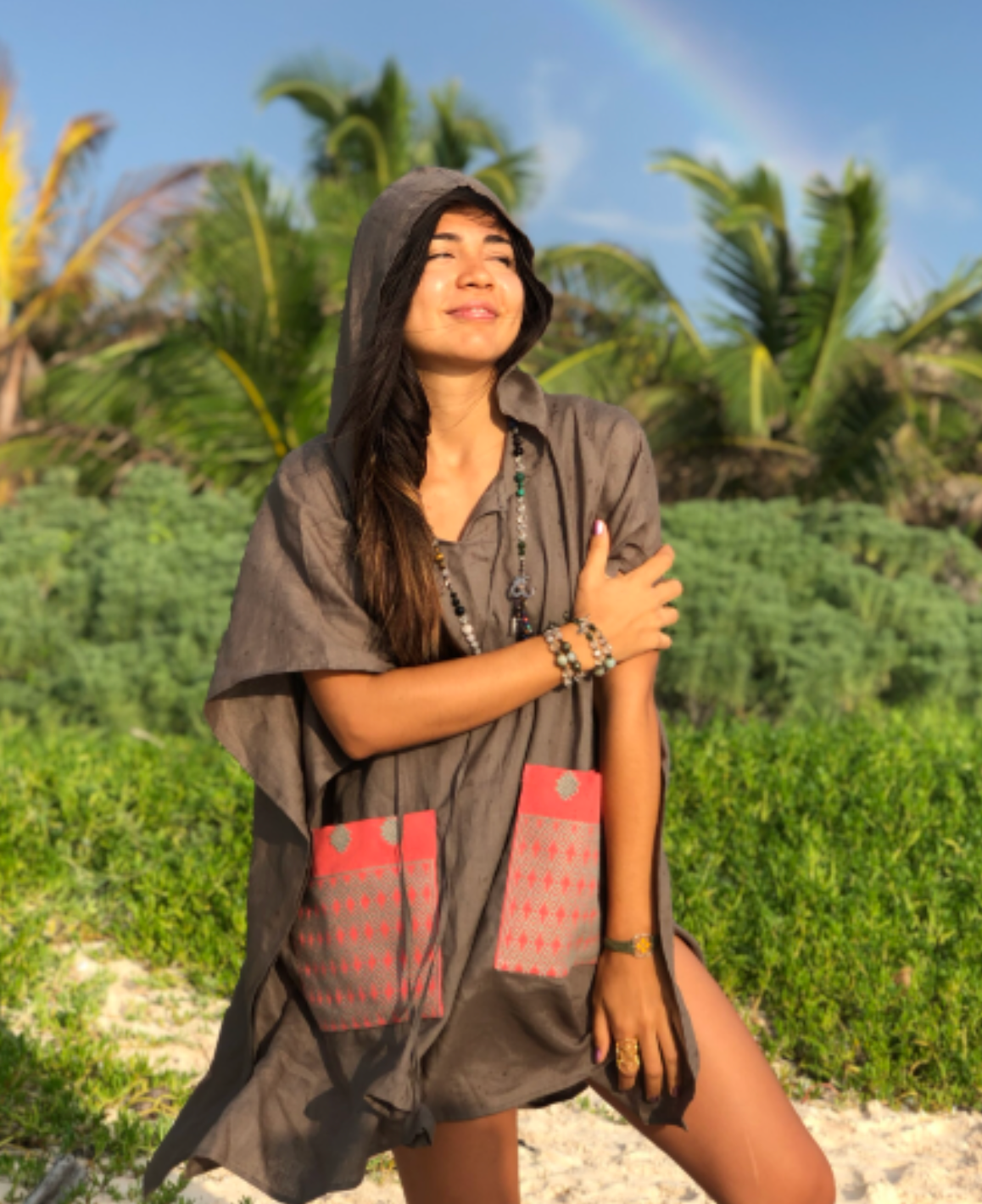 Linen Poncho